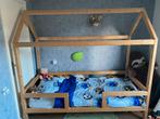 Stoer jongensbed, Ophalen, 85 tot 100 cm, Gebruikt, Lattenbodem