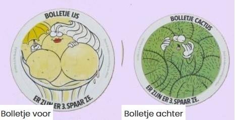 GEZOCHT puzzel IJS en CACTUS, Bolletje reclame, Ophalen of Verzenden, Minder dan 500 stukjes, Zo goed als nieuw, Legpuzzel