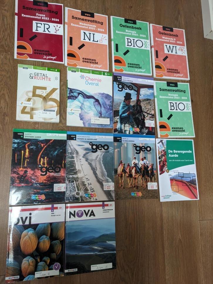 VWO School Boeken, Boeken, Schoolboeken, Gelezen, Overige vakken, VWO, Verzenden