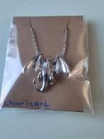 Zilverkleurige Ketting - Pokemon Charizard Hanger, Sieraden, Tassen en Uiterlijk, Kettingen, Met hanger, Nieuw, Ophalen of Verzenden