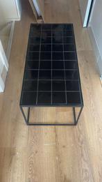 Zuiver Glazed Salontafel 93x42,5 cm Zwart, Ophalen, 50 tot 100 cm, Minder dan 50 cm, Rechthoekig