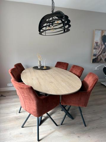 Eettafel ovaal comani 220x120 licht eiken beschikbaar voor biedingen