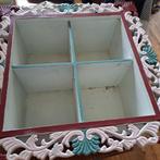 Prachtig brocante hangkastje, Ophalen, Zo goed als nieuw, 25 tot 50 cm, Minder dan 100 cm