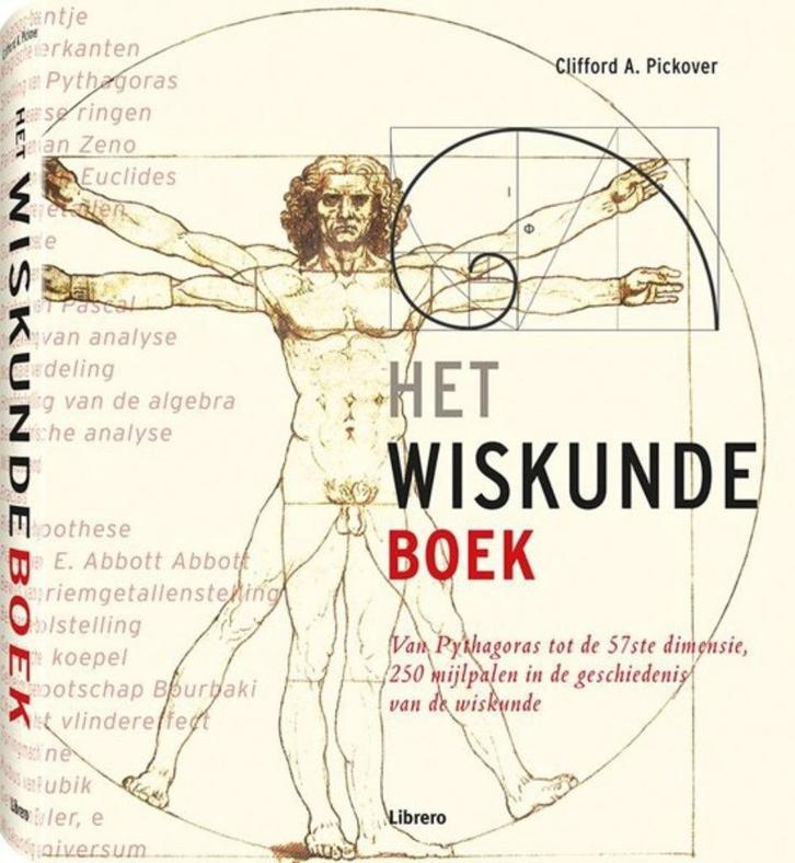 Het wiskunde boek. Van Pythagoras tot de 57ste dimensie, 250, Boeken, Wetenschap, Zo goed als nieuw, Overige wetenschappen, Ophalen of Verzenden