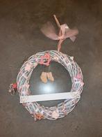 Geboortekrans met Naambordje - Handgemaakt, Ophalen of Verzenden, Nieuw, Wanddecoratie