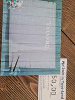 Toverland ticket / voucher / cadeau bon twv 50 euro, Tickets en Kaartjes, Eén persoon