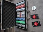 Pokerset in aluminium koffer, Ophalen of Verzenden, Nieuw