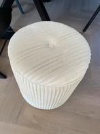 Ronde poef met opberruimte!, Huis en Inrichting, Banken | Voetenbanken en Poefen, Ophalen, Zo goed als nieuw, Rond, Minder dan 50 cm