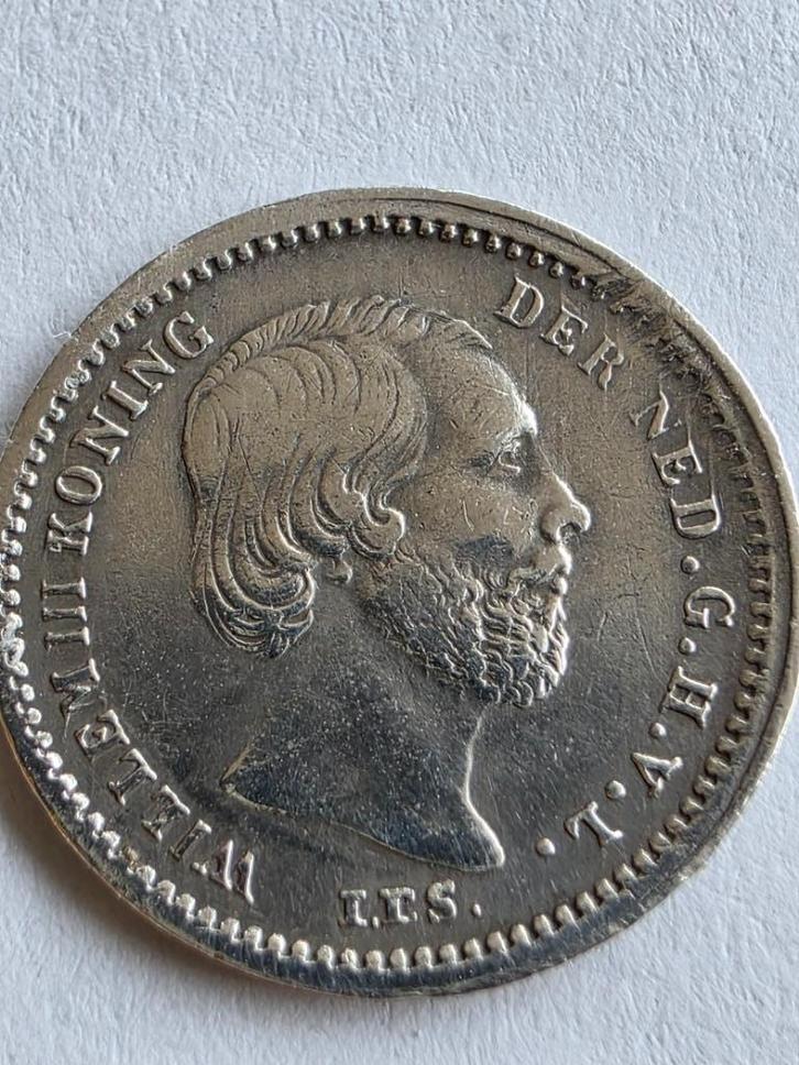 5 cent 1850-1859-1863-1876, Postzegels en Munten, Munten | Nederland, Setje, 5 cent, Koning Willem III, Zilver, Ophalen of Verzenden
