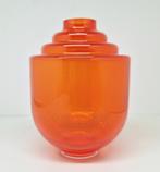 Floris Meydam Glasfabriek Leerdam oranje Ariane vaasje 2007., Antiek en Kunst, Antiek | Glas en Kristal, Ophalen of Verzenden