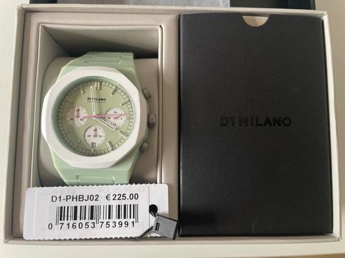 D1 Milano Green Blast horloge nieuw in doos, Sieraden, Tassen en Uiterlijk, Horloges | Heren, Nieuw, Polshorloge, Overige merken