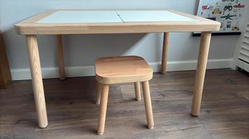 Ikea flisat trofast tafel kruk kindertafel kleuter peuter beschikbaar voor biedingen