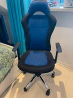 Game bureaustoel, Ophalen, Gebruikt, Blauw, Gaming bureaustoel