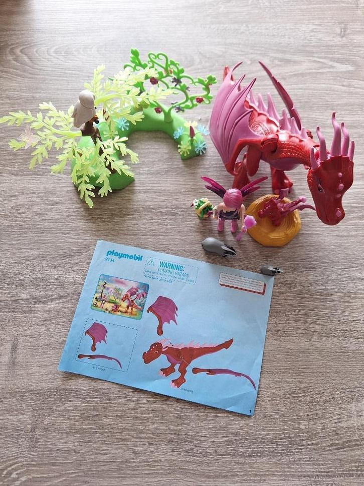 Playmobil 9134 Fairies Drakenmoeder, Kinderen en Baby's, Speelgoed | Playmobil, Zo goed als nieuw, Complete set, Ophalen