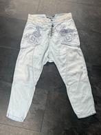 Leuke dames jeans harem baggy zomer broek DESIGUAL 28 M, Blauw, Ophalen of Verzenden, Zo goed als nieuw, W30 - W32 (confectie 38/40)