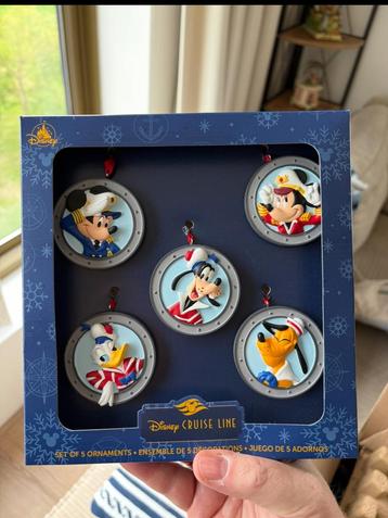 Disney cruise line mickey mouse & friends ornamenten set beschikbaar voor biedingen