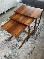 Premium L-Shape Side Table Set – 3 Pieces, High Quality, Ophalen, Zo goed als nieuw, 25 tot 50 cm, Rechthoekig