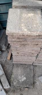 Betontegels 30x30, Tuin en Terras, Tegels en Klinkers, Ophalen, Gebruikt, 10 m² of meer, Beton