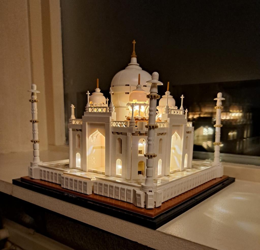 Taj Mahal met verlichting, Lego 21056., Ophalen, Zo goed als nieuw