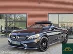 Mercedes C-klasse Cabrio 180 AMG Line 9G-TRONIC Airscarf|Win, Auto's, Automaat, Gebruikt, Zwart, Cabriolet
