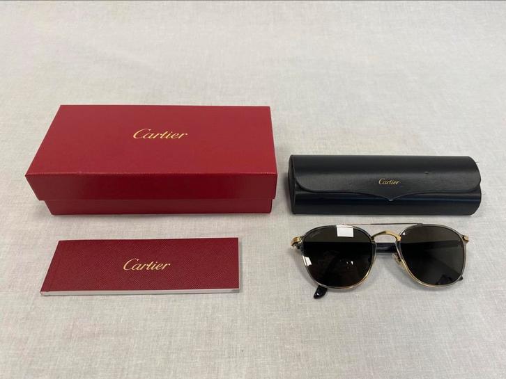 Cartier Sunglasses Signature C ESW00704, Sieraden, Tassen en Uiterlijk, Zonnebrillen en Brillen | Heren, Zo goed als nieuw, Zonnebril