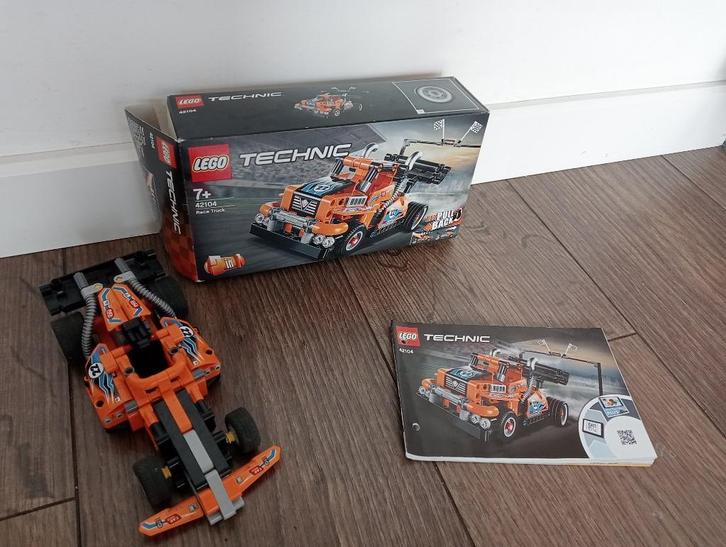 Lego Technic race truck 42104, Kinderen en Baby's, Speelgoed | Duplo en Lego, Zo goed als nieuw, Lego, Complete set, Ophalen of Verzenden