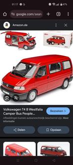 Volkswagen T4 westfalia california schuco 1:18 gezocht, Ophalen, Overige merken