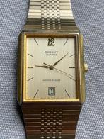 Oriënt Quartz vintage heren horloge in zeer nette staat, Overige merken, Staal, Zo goed als nieuw, Ophalen
