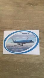KLM sticker, Ophalen, Nieuw, Kaart, Foto of Prent