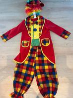 Carnavalskleding Clownspak - Maat 128, Ophalen of Verzenden, Zo goed als nieuw, 122 t/m 128, Jongen of Meisje
