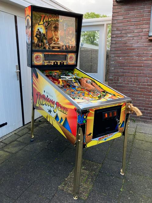 Opgeknapte Indiana Jones The Pinball Adventure Flipperkast, Verzamelen, Automaten | Flipperkasten, Gebruikt, Dot-matrix, Flipperkast