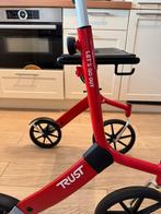 Rollator Trust Care Let’s Go Out, rood, Ophalen, Lichtgewicht, Zo goed als nieuw