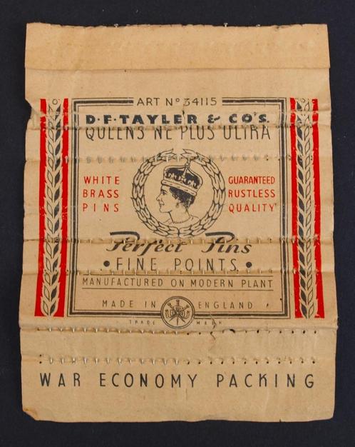D.F. Taylor & Co’s - Perfect Pins - 1915, Antiek en Kunst, Curiosa en Brocante, Ophalen of Verzenden