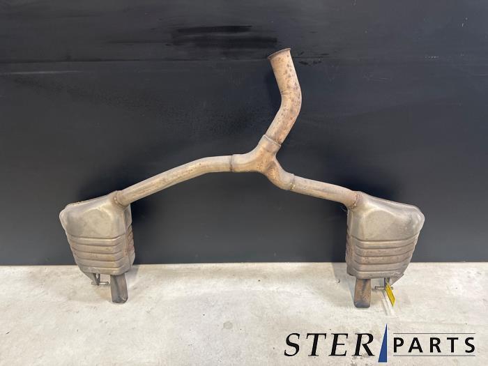 Uitlaat Einddemper van een Mercedes C-Klasse, Auto-onderdelen, Uitlaatsystemen, Mercedes-Benz, Gebruikt, 3 maanden garantie, Ophalen of Verzenden