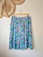 Vintage 80s bloemenrok XL/XXL, Kleding | Dames, Maat 46/48 (XL) of groter, Ophalen of Verzenden, Zo goed als nieuw, Vintage