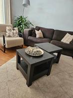 2 Massief Eiken salontafels, Huis en Inrichting, Tafels | Salontafels, Ophalen, 50 tot 100 cm, 50 tot 100 cm, Zo goed als nieuw