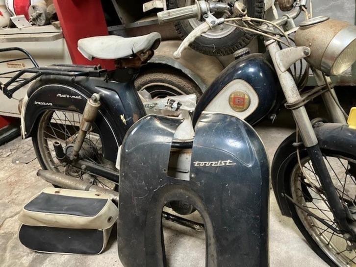 batavus oldtimer bromfiets, Fietsen en Brommers, Brommers | Oldtimers, Batavus, Maximaal 45 km/u, Ophalen
