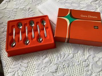 Nieuwe set likeur/ advocaat lepeltjes van Gero Zilmeta. 521 beschikbaar voor biedingen