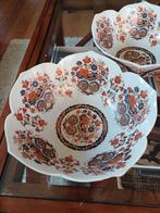 2x Rijstkommen / Schalen met Bloemenmotief bloem brocante, Ophalen of Verzenden