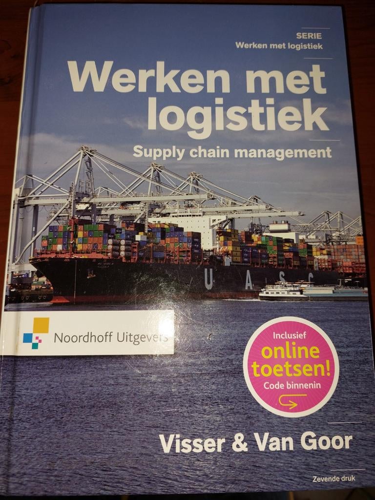 Werken met Logistiek - Visser & Van Goor, Ophalen of Verzenden, Zo goed als nieuw, MBO, Visser & Van Goor