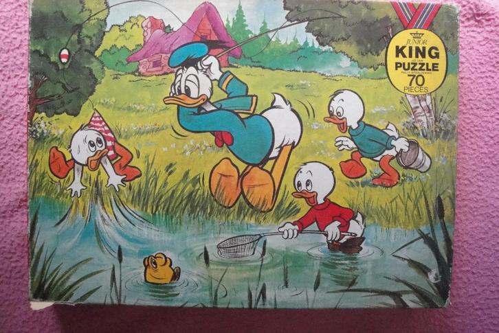 KING JUNIOR JIG SAW FULLY KINDERPUZZLE 70 Gr.St.  1.50euro, Hobby en Vrije tijd, Denksport en Puzzels, Gebruikt, Legpuzzel, Minder dan 500 stukjes
