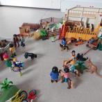 Playmobile  poppetjes dieren fietsen stallen, Ophalen of Verzenden