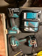 Makita set, Doe-het-zelf en Verbouw, Gereedschap | Boormachines, Ophalen of Verzenden, Zo goed als nieuw, Boor- en Schroefmachine