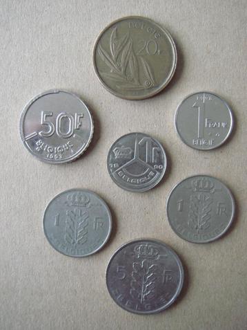 7 Munten uit Belgie beschikbaar voor biedingen