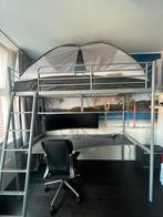 Hoogslaper met bureau 90x200, Ophalen, Gebruikt, Hoogslaper