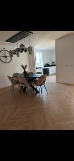 Complete set van Eettafel + 6 stoelen, Huis en Inrichting, Tafels | Eettafels, Ophalen of Verzenden, Rechthoekig, 150 tot 200 cm