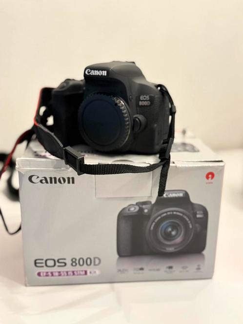 Canon EOS 800D + EF-S 18-55mm IS STM + EF 50mm f/1.8 S, Audio, Tv en Foto, Fotocamera's Digitaal, Zo goed als nieuw, Canon, Ophalen of Verzenden