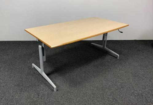 Lensvelt bureau slingerbureau 160x80 cm AANBIEDING, Huis en Inrichting, Bureaus, Zo goed als nieuw, Bureau, In hoogte verstelbaar