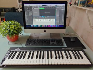 Homestudio: iMac i5, MIDI-keyboard, Logic Pro beschikbaar voor biedingen