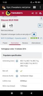 Sitecom wlr 9500, Ophalen of Verzenden